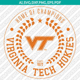 Virginia Tech Hokies SVG Bundle | NCAA College Vector Cricut