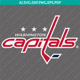 Washington Capitals SVG Bundle – NHL Hockey Logo Vector Cricut