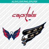 Washington Capitals Logo SVG | NHL Hockey Vector Cricut Silhouette