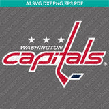 Washington Capitals SVG Bundle – NHL Hockey Logo Vector Cricut