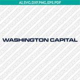 Washington Capitals SVG Bundle – NHL Hockey Logo Vector Cricut
