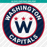 Washington Capitals SVG Bundle – NHL Hockey Logo Vector Cricut