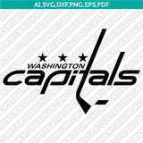 Washington Capitals SVG Bundle – NHL Hockey Logo Vector Cricut