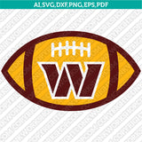 Washington Commanders SVG Bundle – NFL Football Logo Vector Cricut