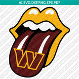 Washington Commanders SVG Bundle – NFL Football Logo Vector Cricut