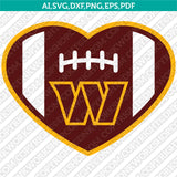 Washington Commanders SVG Bundle – NFL Football Logo Vector Cricut