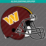 Washington Commanders SVG Bundle – NFL Football Logo Vector Cricut