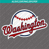 Washington Nationals SVG Bundle – MLB Baseball Logo Vector Cricut