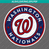 Washington Nationals SVG Bundle – MLB Baseball Logo Vector Cricut