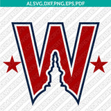 Washington Nationals SVG Bundle – MLB Baseball Logo Vector Cricut