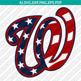 Washington Nationals SVG Bundle – MLB Baseball Logo Vector Cricut