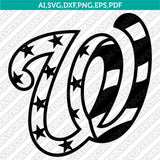 Washington Nationals SVG Bundle – MLB Baseball Logo Vector Cricut