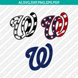 Washington Nationals SVG Logo | Baseball Cut Files for Cricut