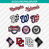 Washington Nationals SVG Logo | Baseball Cut Files for Cricut