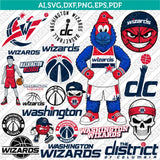 Washington Wizards Logo SVG Vector PNG Cricut & Silhouette