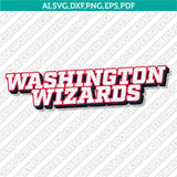 Washington Wizards Logo SVG Vector PNG Cricut & Silhouette