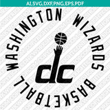 Washington Wizards Logo SVG Vector PNG Cricut & Silhouette