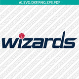 Washington Wizards Logo SVG Vector PNG Cricut & Silhouette