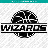 Washington Wizards Logo SVG Vector PNG Cricut & Silhouette