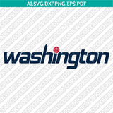 Washington Wizards Logo SVG Vector PNG Cricut & Silhouette