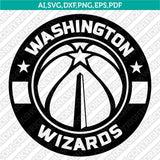 Washington Wizards Logo SVG Vector PNG Cricut & Silhouette