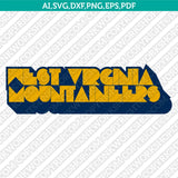 West Virginia Mountaineers SVG Bundle | NCAA College Vector Cricut