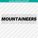 West Virginia Mountaineers SVG Bundle | NCAA College Vector Cricut