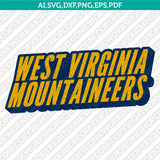 West Virginia Mountaineers SVG Bundle | NCAA College Vector Cricut