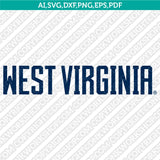 West Virginia Mountaineers SVG Bundle | NCAA College Vector Cricut