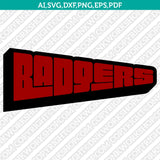  Wisconsin Badgers Logo SVG Bundle | NCAA College Vector Cricut