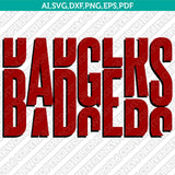  Wisconsin Badgers Logo SVG Bundle | NCAA College Vector Cricut