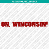  Wisconsin Badgers Logo SVG Bundle | NCAA College Vector Cricut