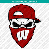  Wisconsin Badgers Logo SVG Bundle | NCAA College Vector Cricut