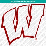  Wisconsin Badgers Logo SVG Bundle | NCAA College Vector Cricut