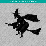 Witch Embroidery Design - 6 Sizes - INSTANT DOWNLOAD