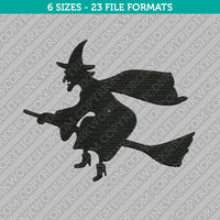 Witch Embroidery Design - 6 Sizes - INSTANT DOWNLOAD