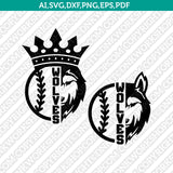 Wolfes SVG Baseball Mom Shirt Silhouette Cameo Cricut Cut File Clipart Png Eps Dxf