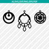 Wood Leather Acrylic Tear Drop Pendant SVG Cricut Laser Cut File Clipart Png Eps Dxf
