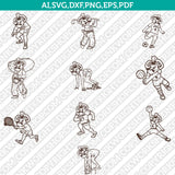 Wyoming Cowboys SVG Bundle | NCAA College Vector Cricut