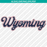 Wyoming Cowboys SVG Bundle | NCAA College Vector Cricut