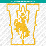 Wyoming Cowboys SVG Bundle | NCAA College Vector Cricut
