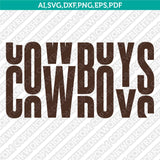 Wyoming Cowboys SVG Bundle | NCAA College Vector Cricut