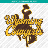 Wyoming Cowboys SVG Bundle | NCAA College Vector Cricut