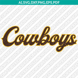 Wyoming Cowboys SVG Bundle | NCAA College Vector Cricut