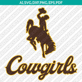 Wyoming Cowboys SVG Bundle | NCAA College Vector Cricut