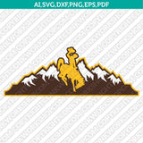Wyoming Cowboys SVG Bundle | NCAA College Vector Cricut