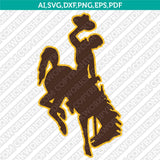 Wyoming Cowboys SVG Bundle | NCAA College Vector Cricut