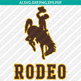 Wyoming Cowboys SVG Bundle | NCAA College Vector Cricut