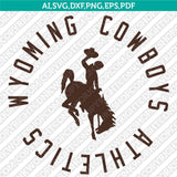 Wyoming Cowboys SVG Bundle | NCAA College Vector Cricut
