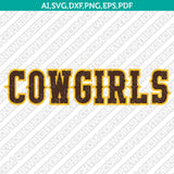 Wyoming Cowboys SVG Bundle | NCAA College Vector Cricut